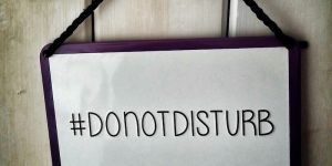 Do not disturb