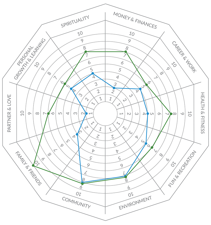 Future Wheel of Life Chart